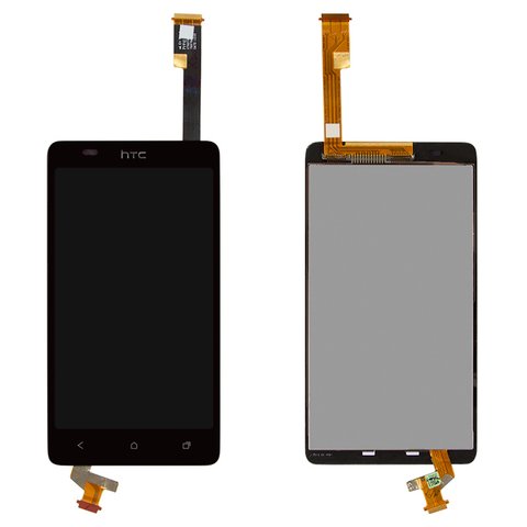 Дисплей для HTC Desire 400 Dual Sim, T528w One SU, черный