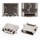 Коннектор зарядки для Asus FonePad 7 FE170CG, 5 pin, тип 2, micro-USB тип-B, (K012) long