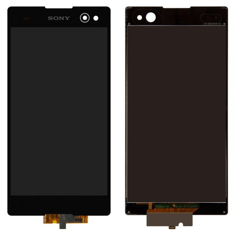 Дисплей для Sony D2502 Xperia C3 Dual, D2533 Xperia C3 Dual, черный, High Copy