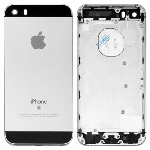 Корпус для Apple iPhone 5SE, черный, High Copy