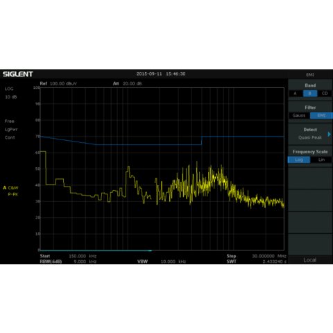 Ключ активации модуля фильтра ЭМП и квазипикового детектора SIGLENT EMI SSA3000X для SIGLENT SSA3000X