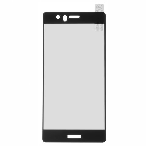 Защитное стекло All Spares для Huawei P9, Full Screen, черный, Это стекло покрывает весь экран.