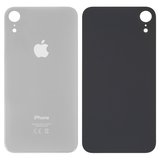 Задня панель корпуса для iPhone XR, біла, не потрібно знімати скло камери, big hole