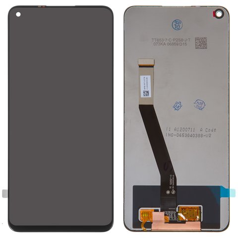 Дисплей для Xiaomi Redmi 10X 4G, Redmi Note 9, чорний, без рамки, Original PRC , M2003J15SC, M2003J15SG, M2003J15SS