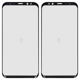 Стекло корпуса для Samsung G955F Galaxy S8 Plus, с OCA-пленкой, черное