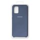 Чохол для Samsung A025F/DS Galaxy A02s, чорний, синій, Original Soft Case, силікон, dark blue (08)