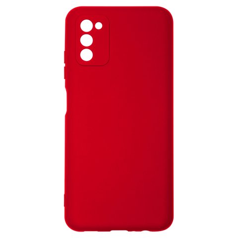 Чехол для Samsung A037 Galaxy A03s, красный, Original Soft Case, силикон, red 14 