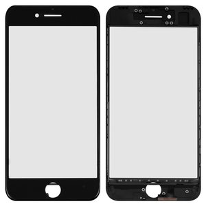 Сенсорный экран для iPhone 7, с рамкой, с ОСА пленкой, черный, Copy