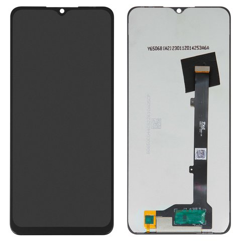 Дисплей для ZTE Blade A52, Blade A72 5G, чорний, без рамки, Original PRC 