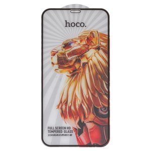 Защитное стекло Hoco G9 для Apple iPhone 11, iPhone XS, Full Glue, без упаковки , черный, cлой клея нанесен по всей поверхности
