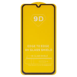 Защитное стекло для Samsung A405 Galaxy A40, совместимо с чехлом, Full Glue, без упаковки , черный