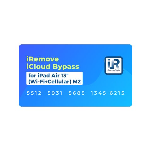 iRemove iCloud Bypass для iPad Air 13" Wi Fi+Cellular  M2