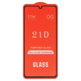 Захисне скло для Huawei P30, сумісне з чохлом, Full Glue, (без упаковки), чорний