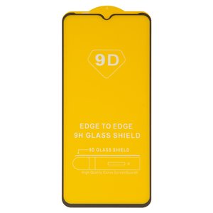 Защитное стекло для ZTE Blade A51 2021 , Blade A71 A7030, совместимо с чехлом, Full Glue, без упаковки , черный