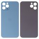 Задня панель корпуса для iPhone 12 Pro, синя, не потрібно знімати скло камери, Original (PRC), big hole