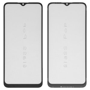 Стекло корпуса G+OCA PRO для Realme C11 2021 , C20, C21, с OCA пленкой, черное