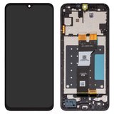 Дисплей для Samsung A057 Galaxy A05s, черный, с рамкой, Оригинал (переклеено стекло)