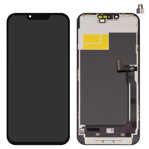 Дисплей для iPhone 13 Pro Max, черный, с рамкой, Copy, TFT , ZY, LTPS HD+