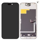 Дисплей для iPhone 15 Pro, черный, с рамкой, High Copy, без микросхемы, (AMOLED), DD-OLED soft, 120Hz