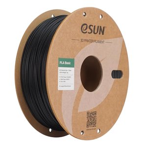 Филамент для 3D принтера eSUN PLA Basic Black, 1 кг