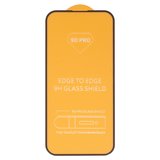Захисне скло для Apple iPhone 15, сумісне з чохлом, Full Glue, (без упаковки), чорний