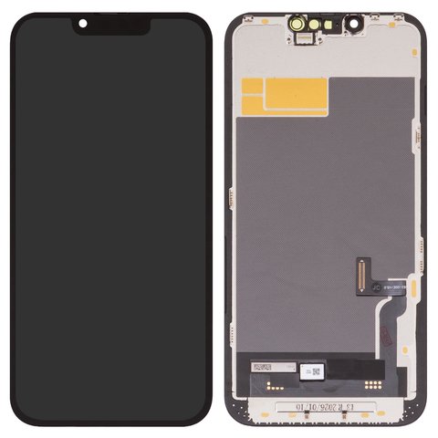 Дисплей Wextom для iPhone 13, чорний, з рамкою, High Copy, без помилки, OLED  soft, diagnosable