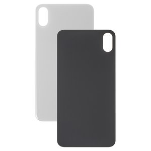 Panel trasero de carcasa puede usarse con iPhone XS Max, blanco, no es necesario desmontar la cámara, big hole