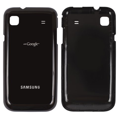 Battery Back Cover compatible with Samsung I9000 Galaxy S, black 
