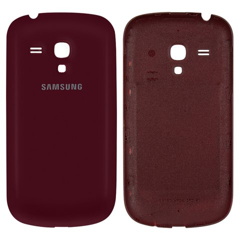 Tapa trasera para batería puede usarse con Samsung I8190 Galaxy S3 mini, vino tinto