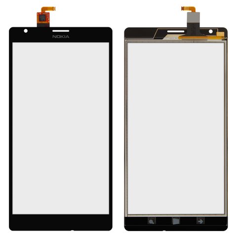 Touchscreen compatible with Nokia 1520 Lumia, black 