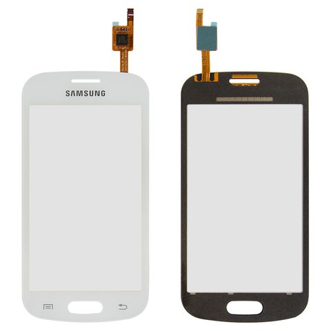 Cristal táctil puede usarse con Samsung S7390, blanco