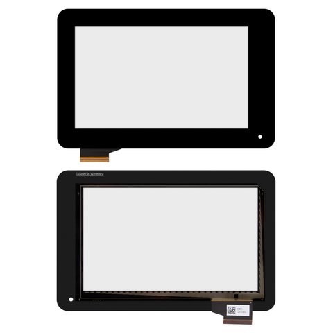 Touchscreen compatible with Acer Iconia Tab B1 710, Iconia Tab B1 711, black  #T070GFF08 V0