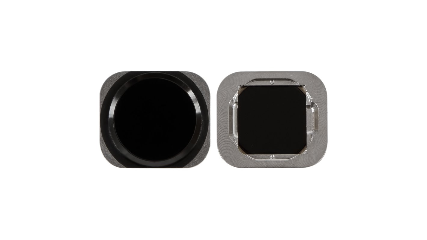 plus home button botón de menú cable flex tecla goma negro IPhone 6/6