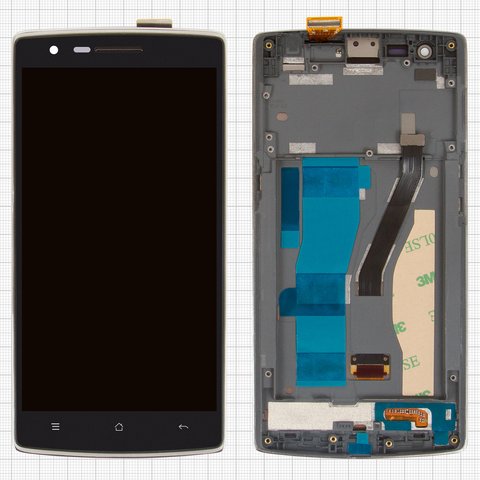 Pantalla LCD puede usarse con OnePlus One, negro, Original PRC 