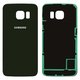 Housing Back Cover compatible with Samsung G925F Galaxy S6 EDGE, (green, Green Emerald, 2.5D, Original (PRC))