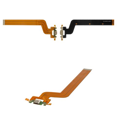 Flat Cable compatible with Xiaomi Mi Pad 2, charge connector, with components 