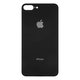 Housing Back Cover compatible with iPhone 8 Plus, (black, need to remove the camera glass, small hole)