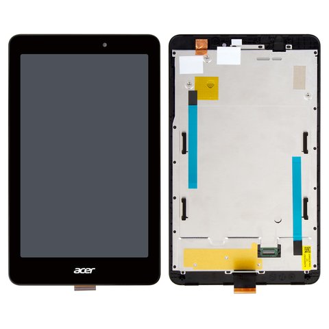 Дисплей для Acer Iconia Tab 8 A1 840, черный, с рамкой