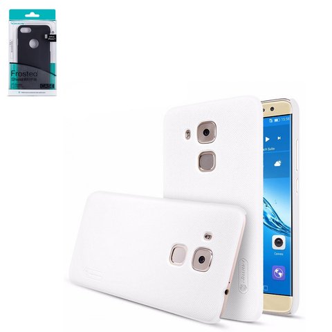 Funda Nillkin Super Frosted Shield puede usarse con Huawei G9 Plus, blanco, mate, plástico, #6902048125476
