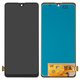 LCD compatible with Samsung A515 Galaxy A51, (black, without frame, Copy, (TFT))