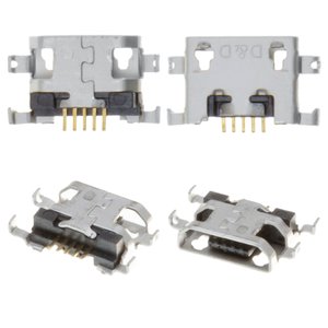 Charge Connector compatible with Xiaomi Mi A2 Lite, Redmi 6 Pro, 5 pin, micro USB type B 