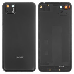 Panel trasero de carcasa puede usarse con Huawei Y5p, negra