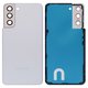 Housing Back Cover compatible with Samsung G991 Galaxy S21 5G, (white, with camera lens)