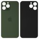 Housing Back Cover compatible with iPhone 13 Pro Max, (green, no need to remove the camera glass, alpine Green, big hole)