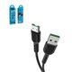 Cable USB Hoco X33, USB tipo-A, micro USB tipo-B, 100 cm, 4 A, negro, VOOC, #6931474709141