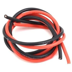 Wire In Silicone Insulation 14AWG, 2 мм², 1 m, red, UL3135 