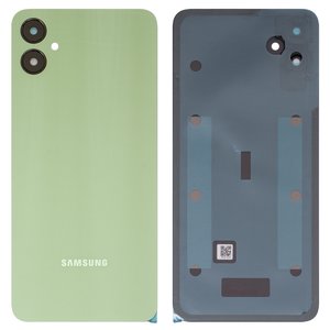 Housing Back Cover compatible with Samsung A055 Galaxy A05, green, with camera lens, light green 