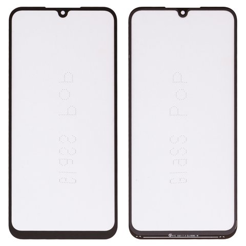 Housing Glass G+OCA PRO compatible with Samsung A256 Galaxy A25, with OCA film, black 