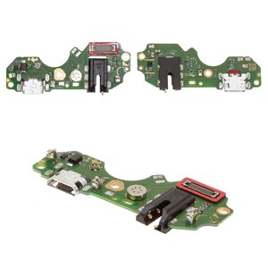 Flat Cable compatible with Tecno Pop 5 LTE, Spark 8C, Spark 9, Spark 9T, Spark Go 2022 ; Infinix Smart 6 X6511 , charge connector, with microphone, with components, Original PRC , charging board 