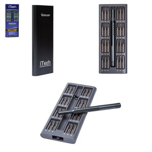 Screwdriver Set Mechanic iTech, gray, 48 in 1 